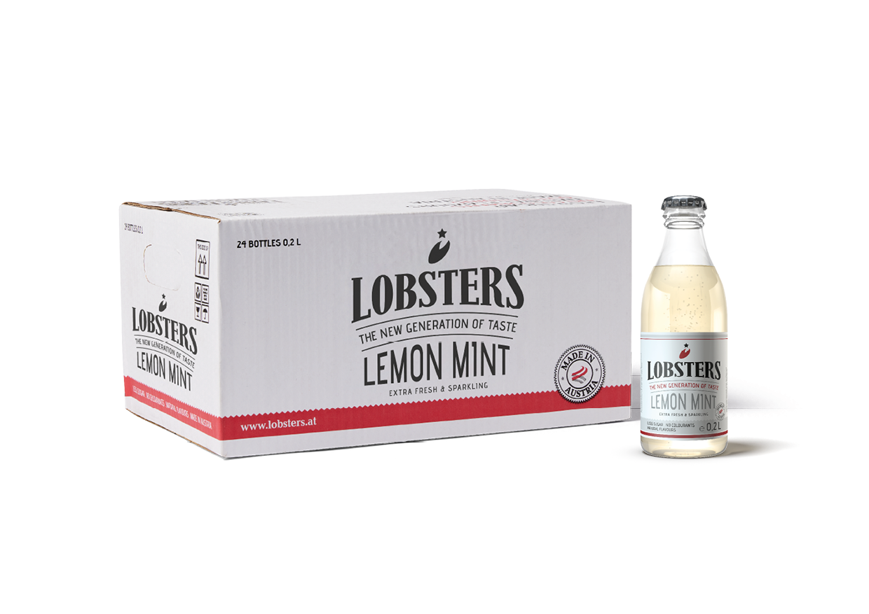 LOBSTERS LEMON MINT - 1 Karton/24 Flaschen - 200 ml