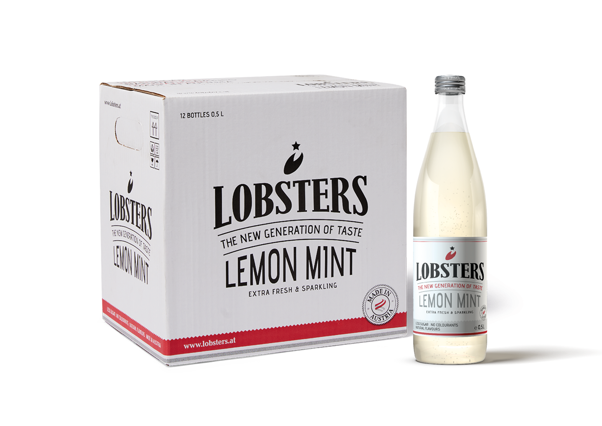 LOBSTERS LEMON MINT - 1 Karton/12 Flaschen - 500 ml