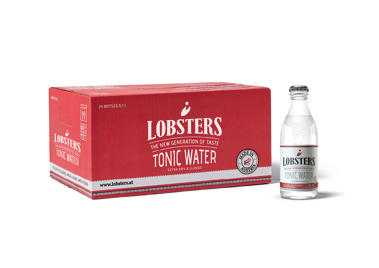 LOBSTERS TONIC WATER - 1 Karton/24 Flaschen - 200 ml